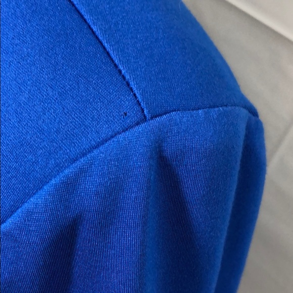 LOGO by Lori Goldstein Blue Stylist Ponte Blazer - Picture 11 of 14